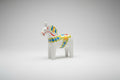 Dalahäst White 30 cm Nils Olsson Dalahästar
