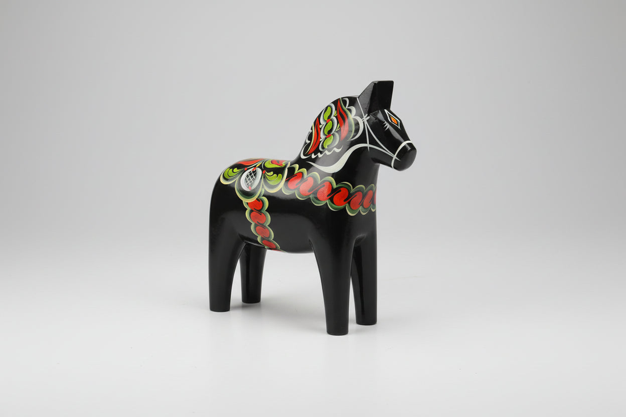 Dalahäst Black 30 cm Nils Olsson Dalahästar
