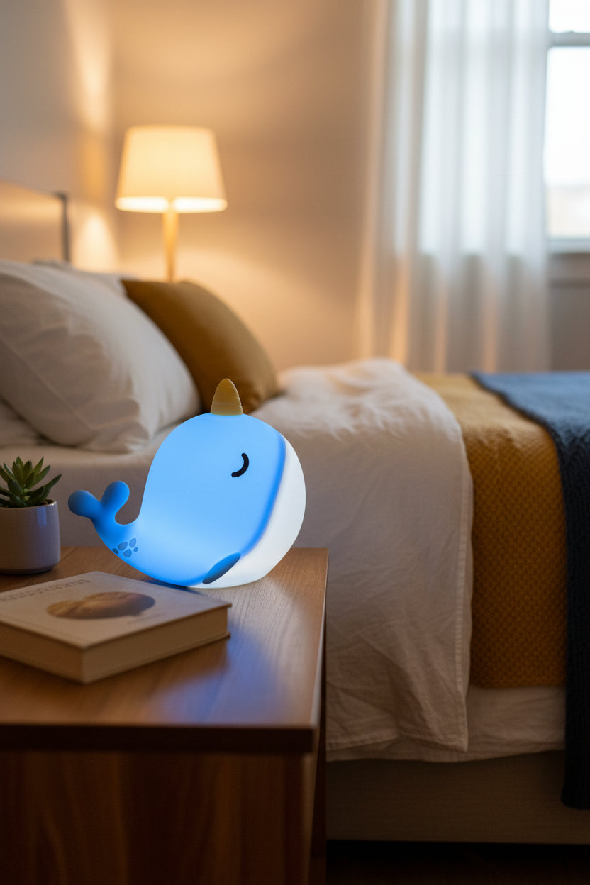Narwhal Silicone Lamp
