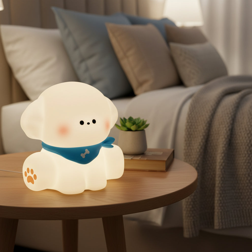 Cute Puppy Silicone Lamp