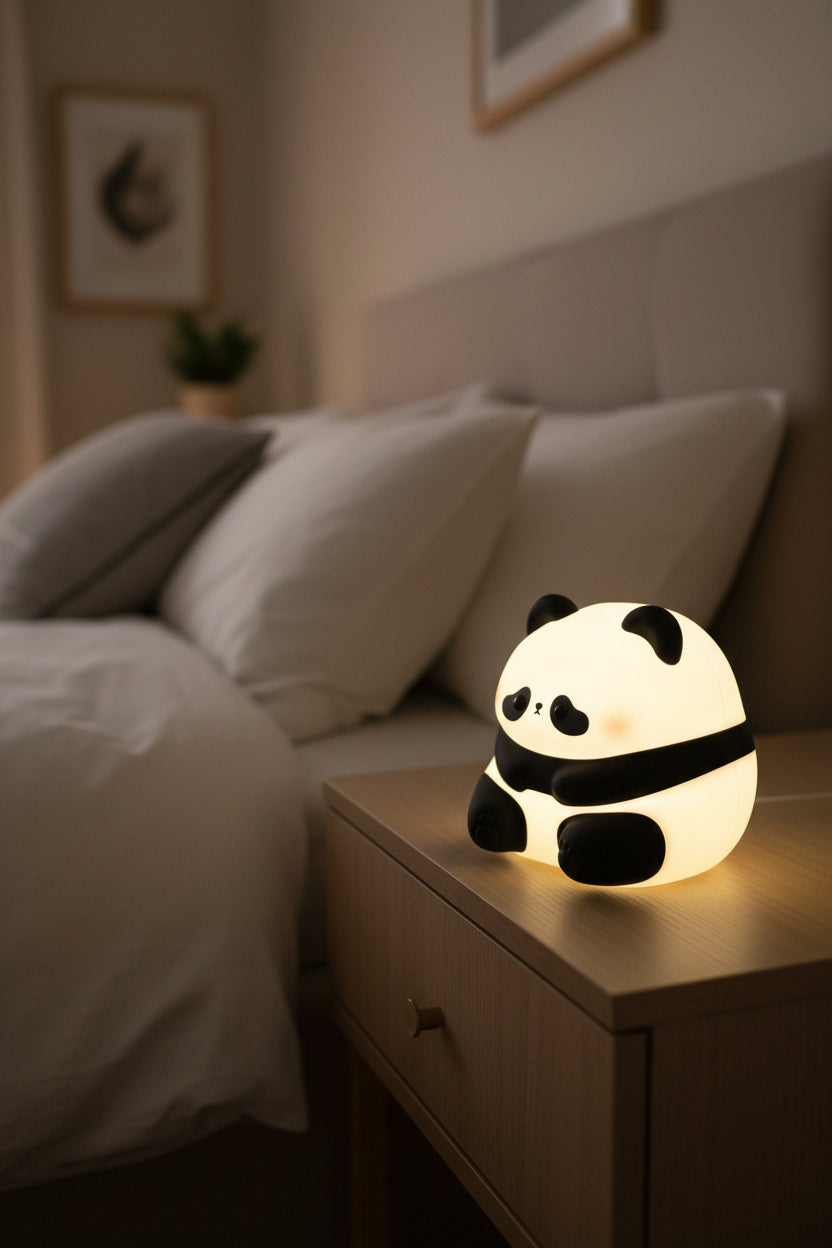 Panda Sitting Silicone Lamp