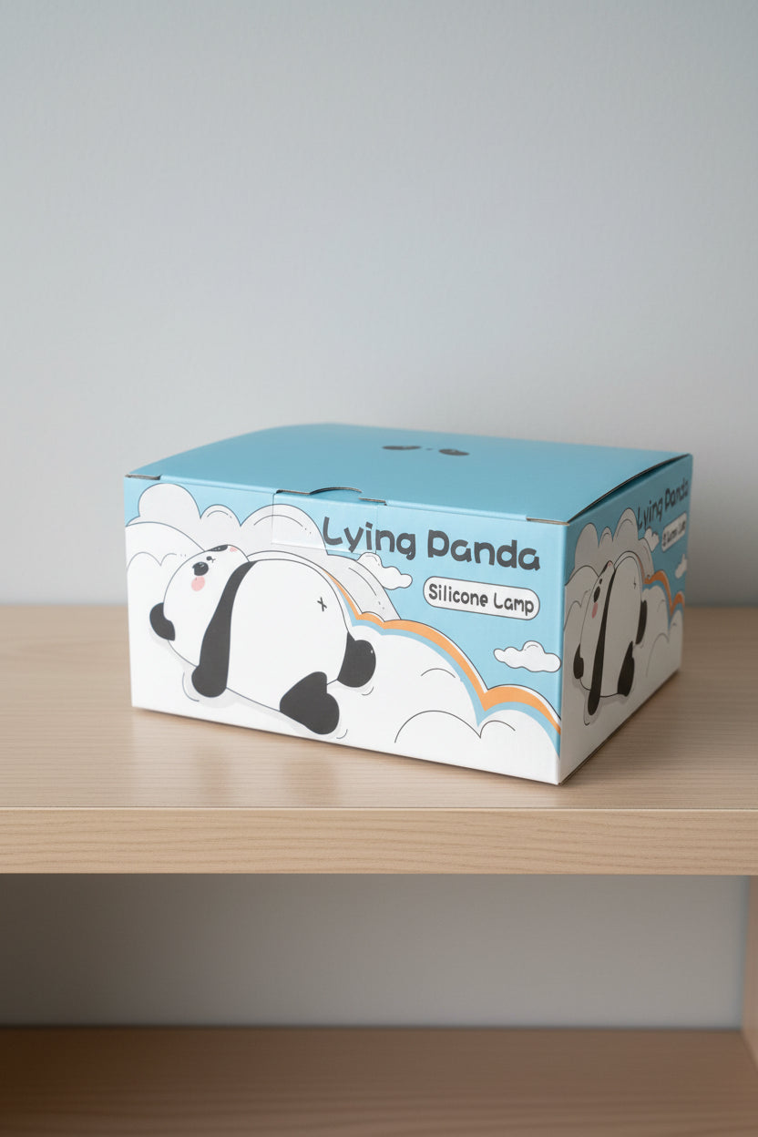 Lying Panda Silicone Lamp
