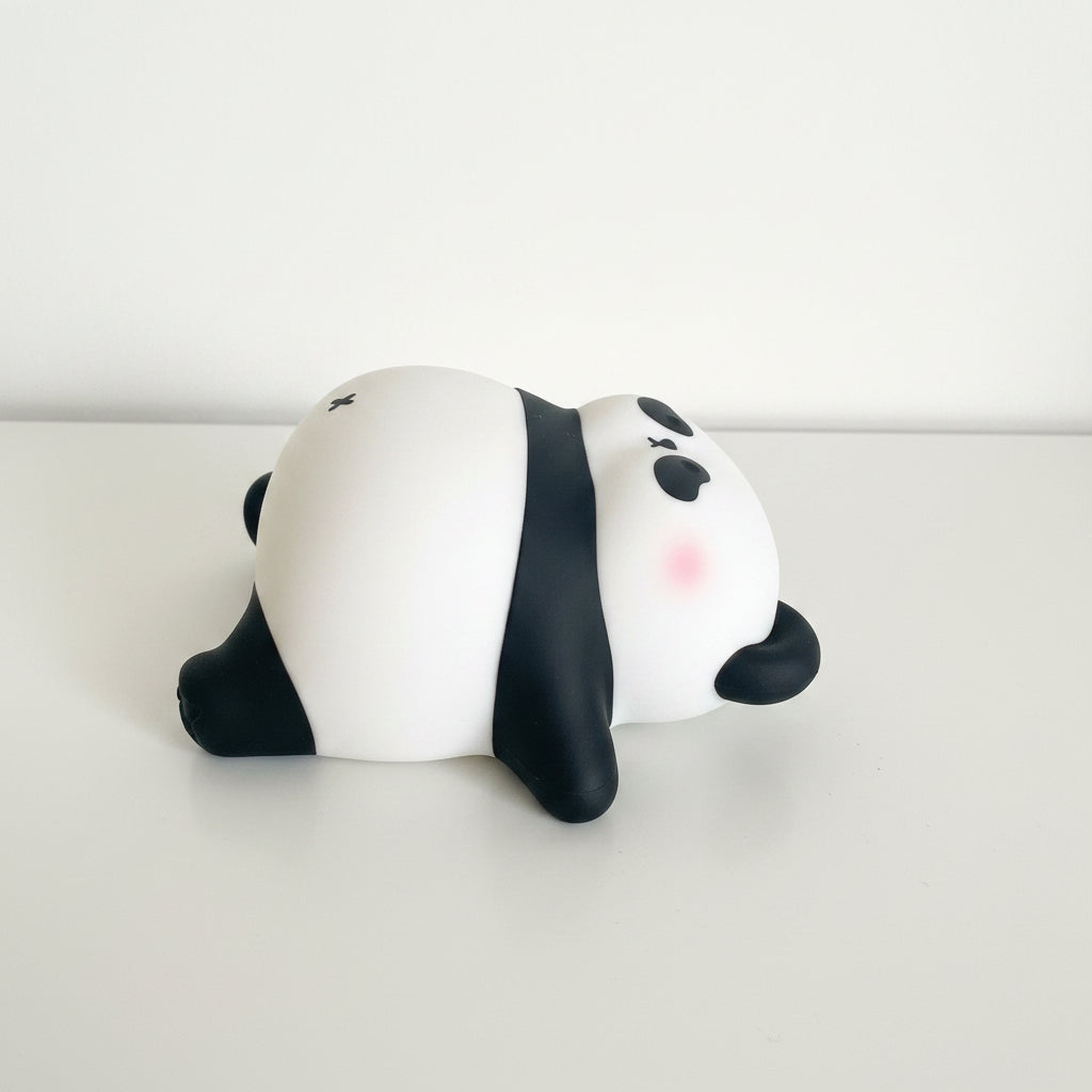 Lying Panda Silicone Lamp
